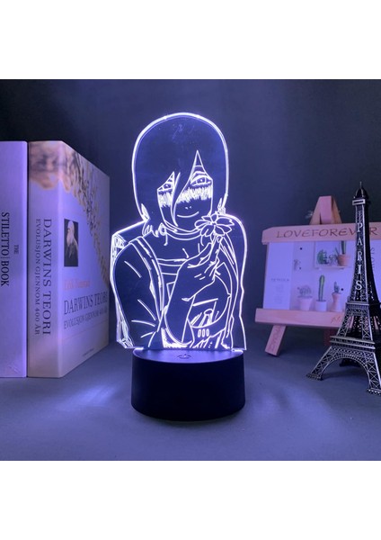 3D LED Lamba Anime Testere Adam Bayan Yatak Odası Dekoru Çocuklar Için Doğum Günü Hediyesi Manga Testere Adam LED Işık Başucu (Yurt Dışından) modelleri
