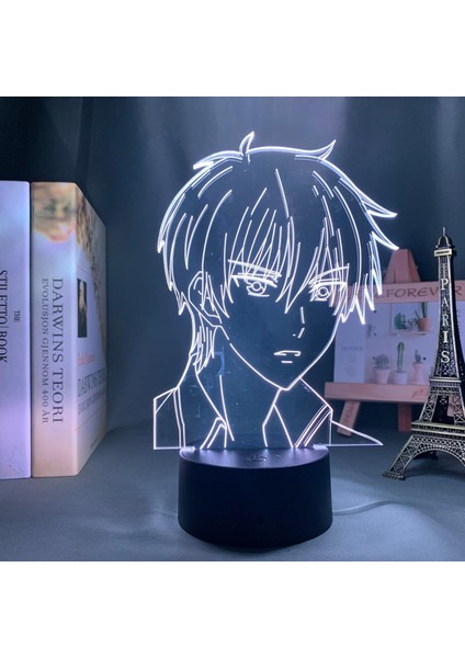 Akrilik 3D Lamba Anime Meyve Sepeti Kyo Sohma Yatak Odası Dekoru Için Gece Lambası Çocuk Doğum Günü Hediyesi Odası Masası LED Işık Manga (Yurt Dışından)