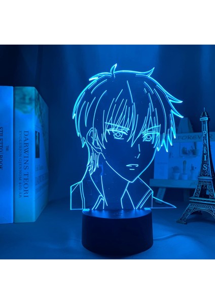 Akrilik 3D Lamba Anime Meyve Sepeti Kyo Sohma Yatak Odası Dekoru Için Gece Lambası Çocuk Doğum Günü Hediyesi Odası Masası LED Işık Manga (Yurt Dışından)