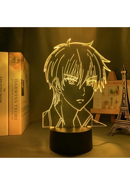 Akrilik 3D Lamba Anime Meyve Sepeti Kyo Sohma Yatak Odası Dekoru Için Gece Lambası Çocuk Doğum Günü Hediyesi Odası Masası LED Işık Manga (Yurt Dışından)