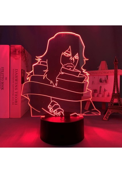 Boys Için 3D Gece Lambası LED Işık Anime Academia Shota Aizawa Çocuk Odası Dekorasyonu Için Çocuk Hediye Odası Dekor 3D Lamba Manga Pxjd (Yurt Dışından)
