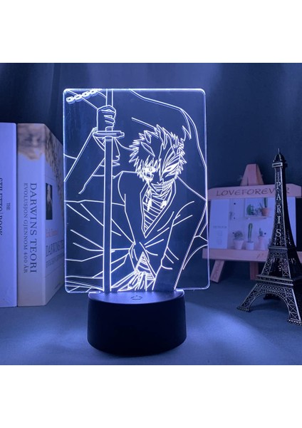 Gece Lambası Çocuk Gece Lambası Yatak Odası Işığı Renkli Gece Lambası Son 3D Işık Anime Çocuk Odası Dekorasyonu Gece Lambası Komik Hediye Oda Dekorasyonu Masa LED Gece Lambası (Yurt Dışından)