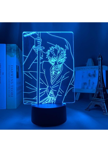 Gece Lambası Çocuk Gece Lambası Yatak Odası Işığı Renkli Gece Lambası Son 3D Işık Anime Çocuk Odası Dekorasyonu Gece Lambası Komik Hediye Oda Dekorasyonu Masa LED Gece Lambası (Yurt Dışından)