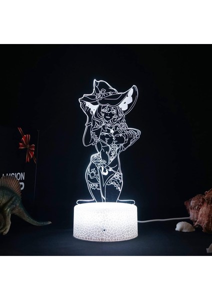 Çocuk Gece Lambası, 3D Gece Lambası, Renk Değişimli, Oda Dekorasyonu Gece 3D LED Gece Lambası Akrilik LED Lamba Masa Lambası Ev Dekorasyonu (Yurt Dışından) fiyatları