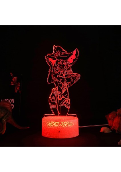 Çocuk Gece Lambası, 3D Gece Lambası, Renk Değişimli, Oda Dekorasyonu Gece 3D LED Gece Lambası Akrilik LED Lamba Masa Lambası Ev Dekorasyonu (Yurt Dışından) fırsatları