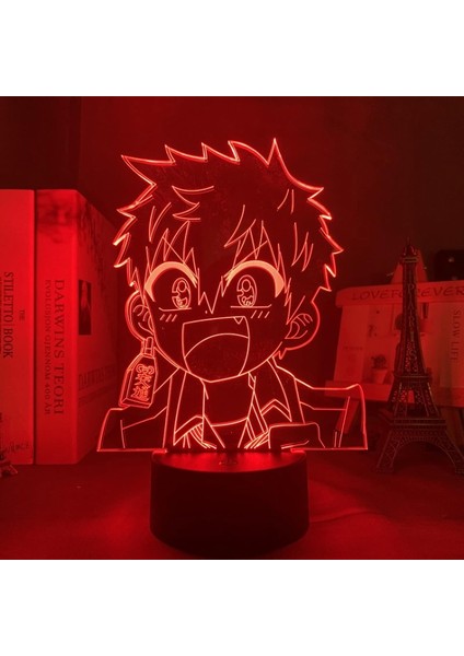 Manga Tuvalet Bağlı Hanako Kun Minamoto Kou LED Gece Lambası Yatak Odası Dekoru Için Renkli Gece Lambası Anime 3D Lamba Minamoto Kou (Yurt Dışından)
