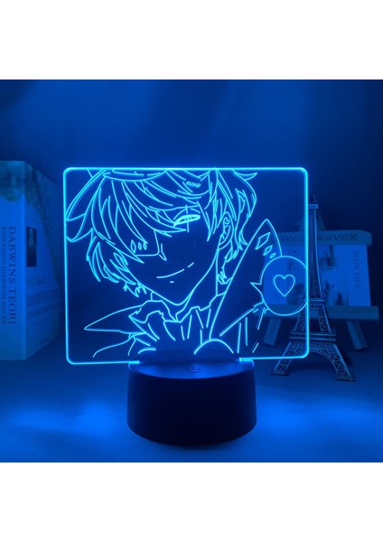 Anime 3D Işık Bungo Sokak Köpekleri Nikolai Gogol Çocuklar Için Yatak Odası Gece Lambası Manga Hediye Masa LED Gece Lambası Bungo Sokak Köpekleri (Yurt Dışından)