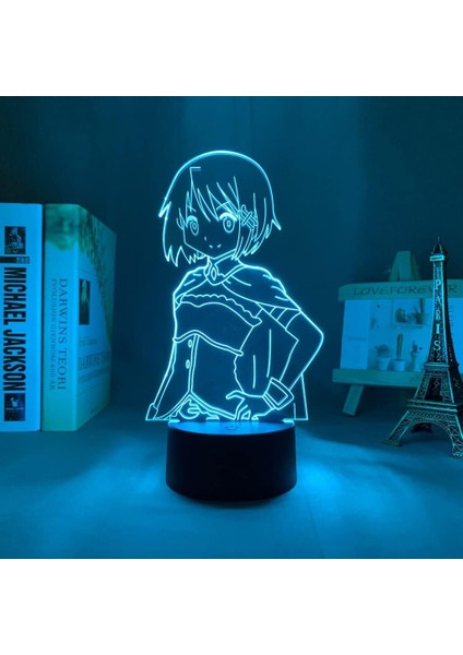 Puella Magi Madoka Magica Sayaka Miki Anime 3D Erkek Için Gece Lambası 16 Renk Kız Odası Dekoru Illusion LED Lamba USB Manga Miki Şekil Uygun Çocuklar Hayranlar Yılbaşı Hediyeleri (Yurt Dışından) fiyatları