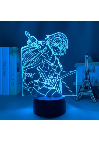 Anime 3D Işık Kader Büyük Sipariş Jeanne Alter Yatak Odası Dekor Için Doğum Günü Hediyesi Manga Kader Büyük Sipariş Jeanne Alter LED Gece Lambası (Yurt Dışından)