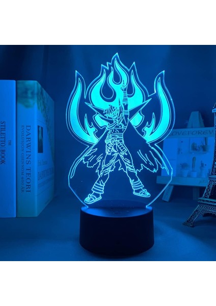 Anime LED Işık Gurren Lagann Kamina Şekil Gece Lambası Yatak Odası Dekoru Için Gece Lambası Manga Doğum Günü Hediyesi Odası LED Gece Lambası 3D (Yurt Dışından) fiyatları