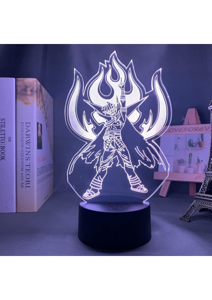 Anime LED Işık Gurren Lagann Kamina Şekil Gece Lambası Yatak Odası Dekoru Için Gece Lambası Manga Doğum Günü Hediyesi Odası LED Gece Lambası 3D (Yurt Dışından) modelleri