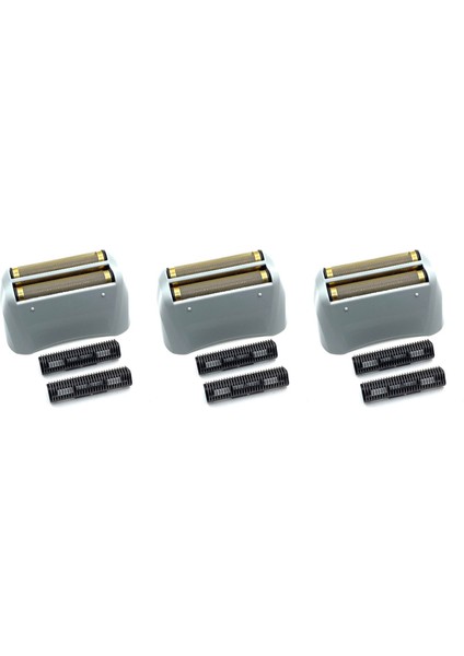 Tıraş Başlığı 3x Yedek Folyo ve 17150 17200 Için Yıkanabilir 3D Akıllı Yüzer Tıraş Bıçağı Altın (Yurt Dışından)