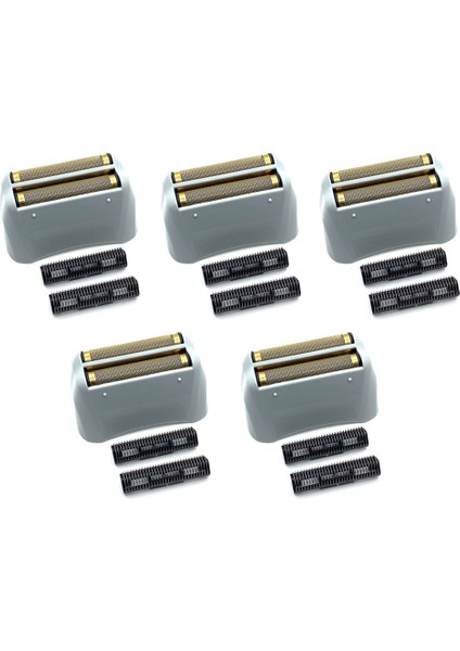 Tıraş Başlığı 5x Tıraş Makinesi Yedek Folyosu ve 17150 17200 Için Yıkanabilir 3D Akıllı Yüzen Tıraş Bıçağı Altın (Yurt Dışından)