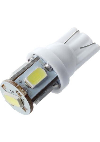 12V LED Beyaz Işık 10 x Ampuller T10 5 LED 5630 Smd Işık Beyaz Araba Için Düşük Tüketim (Yurt Dışından)