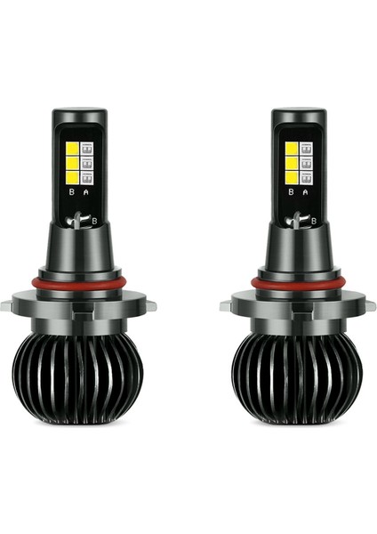 Sis Lambası Ampulü Sis Lambası Ampulü LED + Mavi Çift Renk Kamyonlar Arabalar Için Drl Işıkları Kiti Ampuller 9-32V 30W 3000LM,9006 9005 (Yurt Dışından)