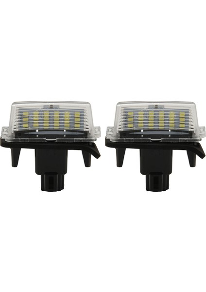 Plaka Işığı 4 Adet Araba LED Plaka Işığı Park Lambası Harici Plaka Işığı (Yurt Dışından)