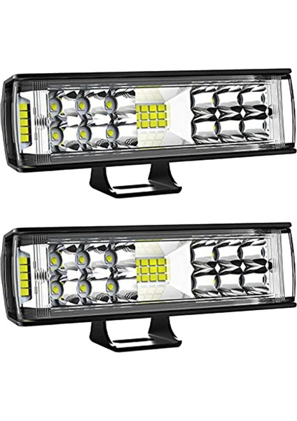 Araba Işıkları 7 Inç 32W LED Off-Road Işık Ince Şerit Projektör Kombinasyonu Off-Road Sürüş Sis Lambası Kamyon Atv Tekne Için (Yurt Dışından)