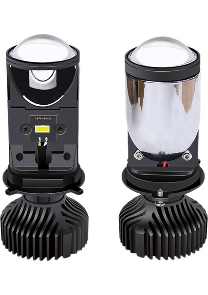 Ampul 60 W/çift Lamba H4 LED Mini Projektör Lens Automobles Ampul 8000LM Dönüşüm Kiti Hi/lo Işın Far Rhd Lhd Sağ (Yurt Dışından)