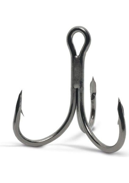 Hypercut 6x Strong Üçlü Olta Iğnesi 7560 Black Nıkel-No:1-0 - 5lı
