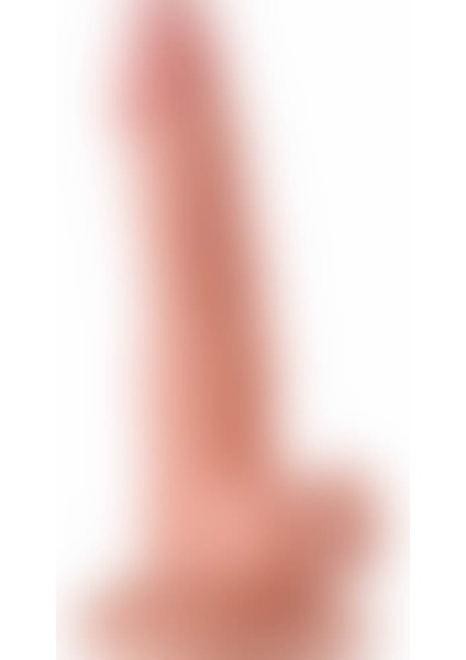 Pridex Medikal 19.5 cm Vantuzlu 3,8 cm Kalınlığında Realistik Dildo Penis