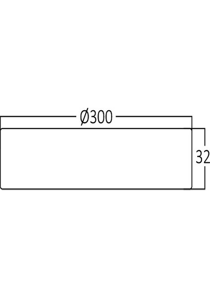 BP03-31830-BRY 18W 6500K S.üstü Yuvarlak LED Panel Beyaz Işık 2'li Paket