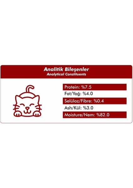 Biftekli Yetişkin Kedi Konservesi 400 gr x 12 Adet