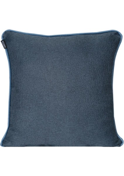2'lı İsle Keten Görünümlü Fitilli Kırlent Kılıfı Lacivert fiyatları