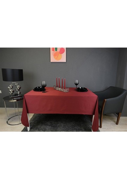 Point Masa Örtüsü Bordo