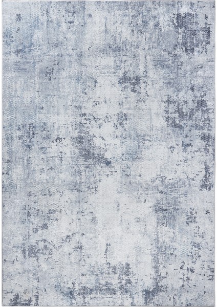 Sare By Kaşmir Halı Abstract Gray Yıkanabilir Kaymaz Taban 100X200 cm