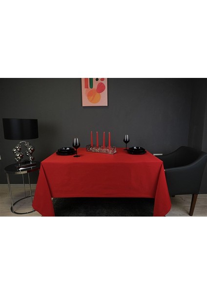 Wicker Masa Örtüsü Kırmızı
