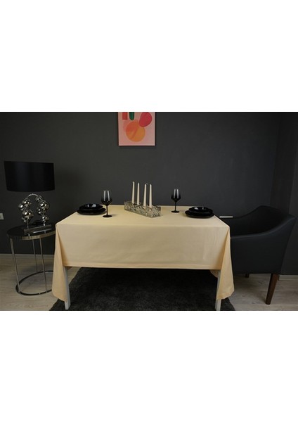 Point Masa Örtüsü Sarı