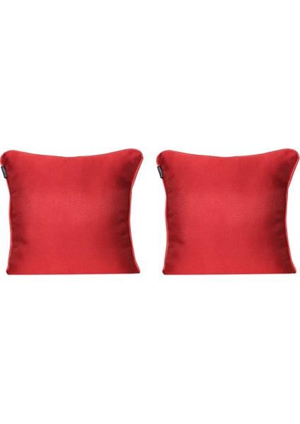 2'li Parlak Fitilli Kırlent Kılıfı Kırmızı modelleri