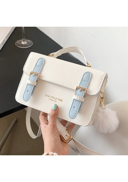 Yeni Küçük Çanta Kadın Trendi Moda Renk Kontrast Çanta Tatlı Omuz Askılı Çanta (Yurt Dışından) fırsatları