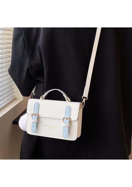 Yeni Küçük Çanta Kadın Trendi Moda Renk Kontrast Çanta Tatlı Omuz Askılı Çanta (Yurt Dışından) indirimleri