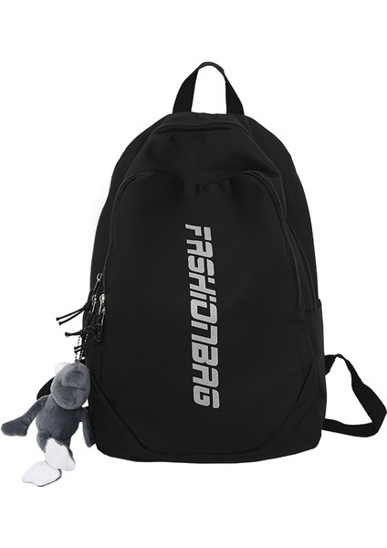 Orta ve Lise Üniversite Öğrencileri Okul Çantası Omuzdan Askili Çanta Naylon Torba Kız Öğrenci Kampüs Sırt Çantası (Yurt Dışından)