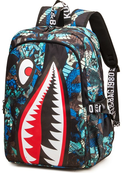 Ortaokul Öğrencileri Için Moda Trendi Hafif ve Basit Kişilik Sırt Çantası (Yurt Dışından)