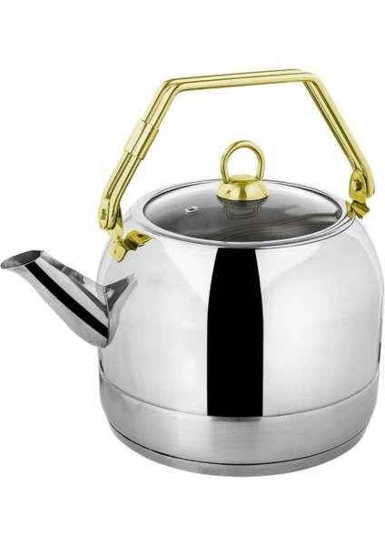 Çelik Çaydanlık Üstten Tutmalı 5 Litre