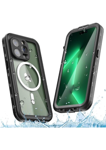Iphone 14 Için Kılıf Pro 12FT Askeri Darbeye Su Geçirmez IP68 Inşa Tam (Yurt Dışından)