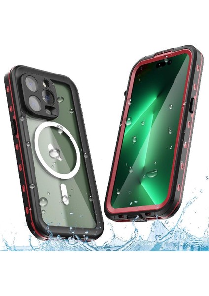 Iphone 14 Için Kılıf Pro 12FT Askeri Darbeye Su Geçirmez IP68 Inşa Tam (Yurt Dışından)