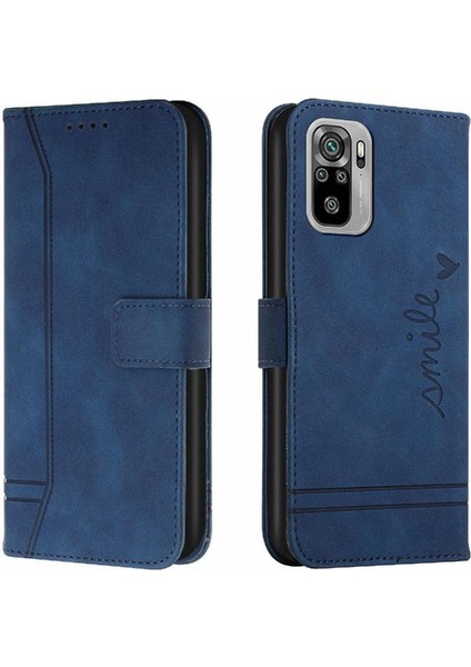 Telefon Kılıfı Için Xiaomi Redmi Not 10 4g/not 10S El Kayışı Flip Folio Kart (Yurt Dışından)