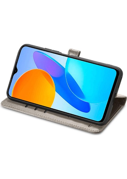 Huawei Onur X8 5g Karikatür Hayvanlar Için Kılıf Deri Kılıf Kapak Kapak Kısa (Yurt Dışından)