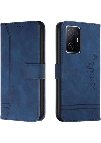 Telefon Kılıfı Için Xiaomi 11T/11T Pro Flip Folio Cüzdan Pu Deri Manyetik (Yurt Dışından)