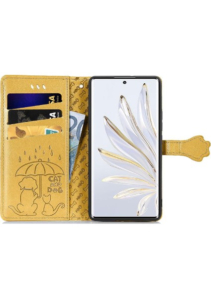 Huawei Onur 70 Flip Kapak Için Kılıf Kısa Kayış Deri Kılıf Darbeye (Yurt Dışından) indirimleri