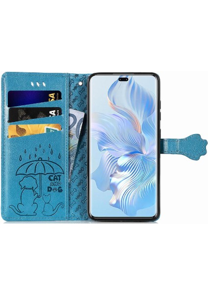 Huawei Onur 80 Pro Karikatür Hayvanlar Için Kılıf Kısa Kayış Kapak Kılıfı (Yurt Dışından)