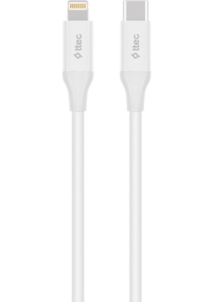 20W 1.5 M Type C To Iphone Lightning Şarj ve Data Kablosu, Ultra Hızlı 20W Lightning Kablo