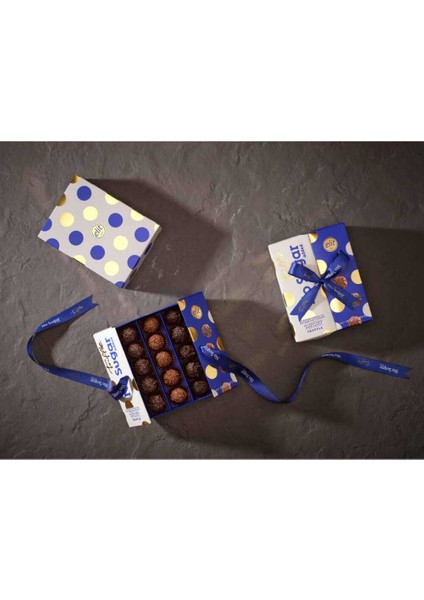 Şeker Ilavesiz Sütlü Bitter Truffle Kutu 165 gr Glutensiz modelleri