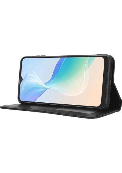 Blackview Oscal C30/C30 Pro Manyetik Kapatma Cüzdan Pu Deri Için Kılıf (Yurt Dışından)