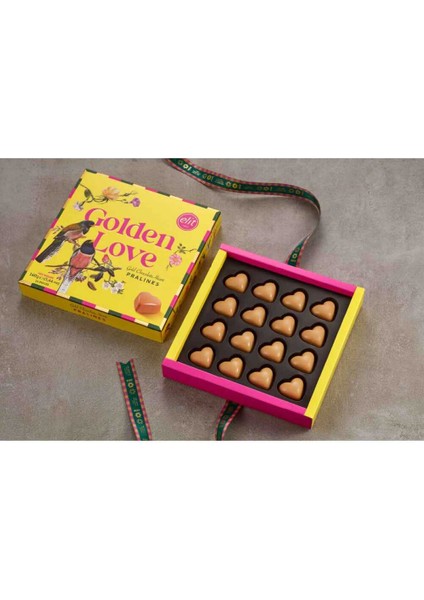 Golden Love 100. Yıl Kurdeleli Spesiyal Sarı Kutu 160 gr Glutensiz
