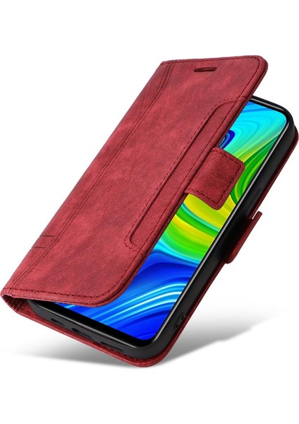 Xiaomi Redmi Not 9 Için Kılıf Tpu Deri Manyetik Kart Yuvaları Cüzdan Çevirin (Yurt Dışından)