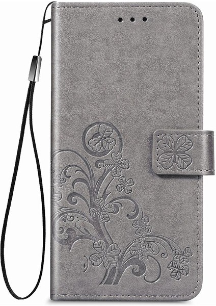 Realme C15 Zarif Iş Dört Yapraklı Yonca Flip Kapak Için Kılıf Kısa (Yurt Dışından) fiyatları